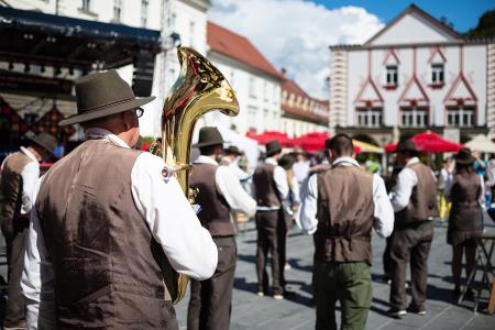 S soncem obsijan drugi festivalski dan 50. Dnevov narodnih noš in oblačilne dediščine v Kamniku (25)